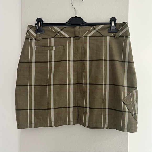 Smartwool Plaid Merino Wool Mini Skirt – Gorpcore Utility Outdoors Preppy - Picture 5 of 15
